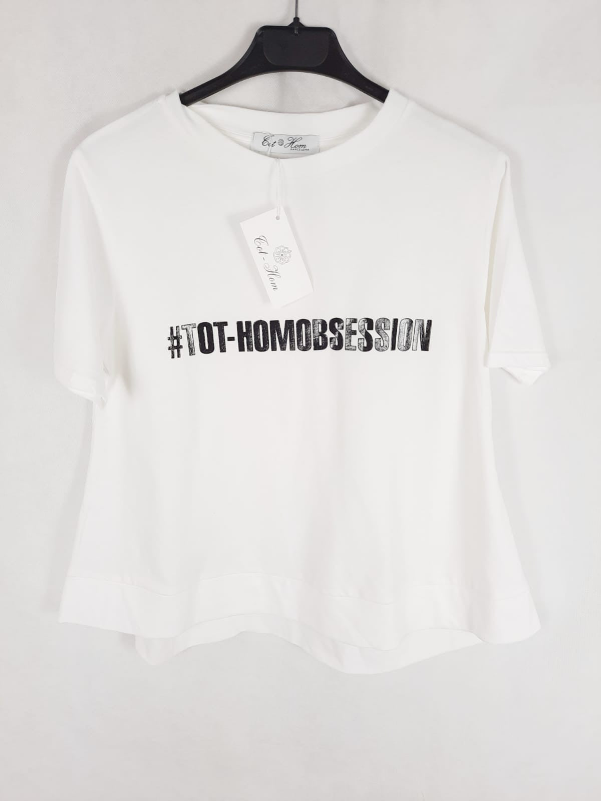 TOT HOM. White t-shirt size 38