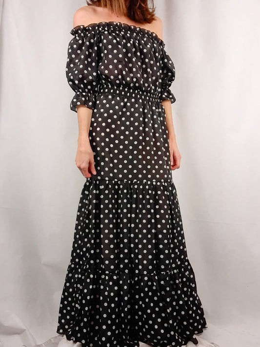 OTRAS. Vestido lunares T.tu