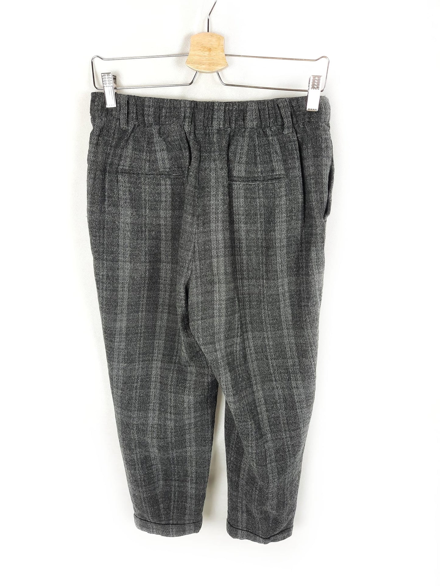 ZARA.Pantalones cuadros T.m