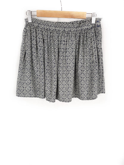 KLASIKS. Blue and beige skirt.