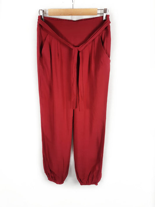 OTHERS. Flowy burgundy Ts trousers