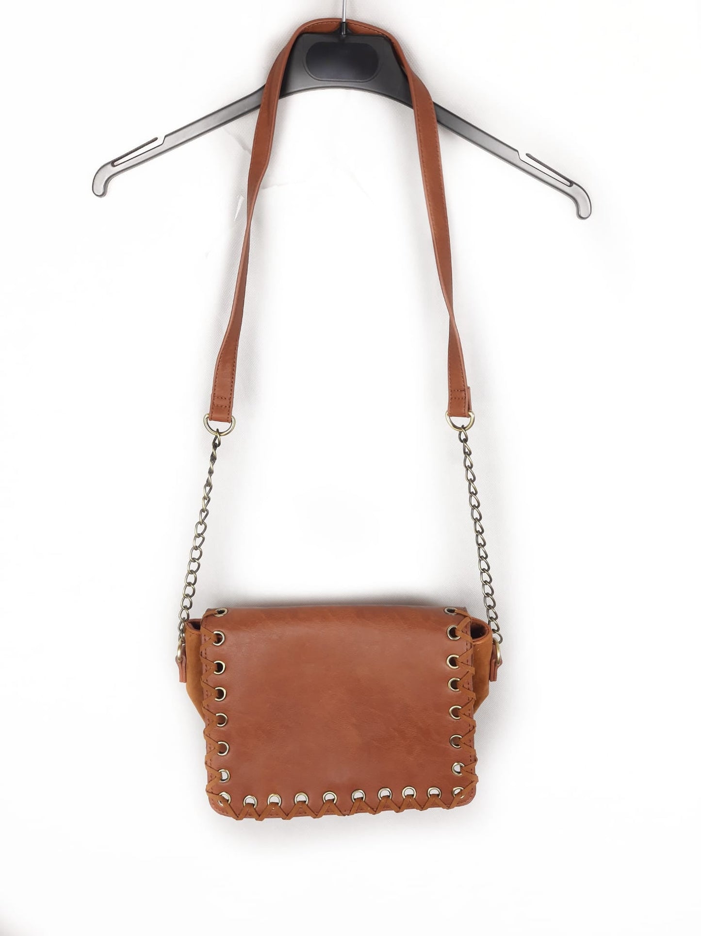 MISAKO. Camel texture double bag