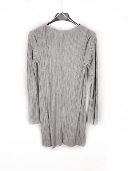 STRADIVARIUS.Vestido corto gris T.s