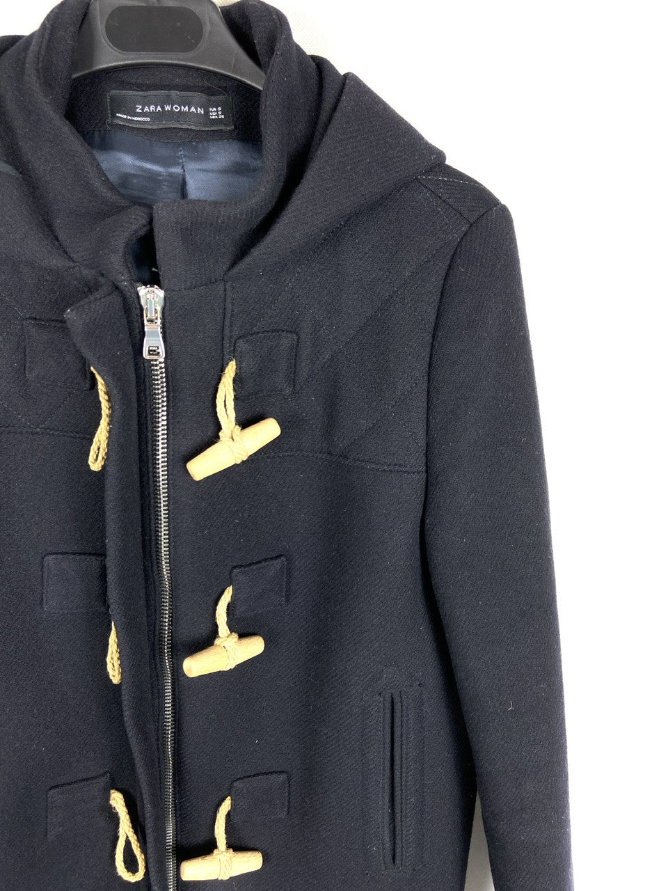 ZARA.Trenca azul T.s