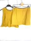 BA&BS. Falda algodón amarilla T.s
