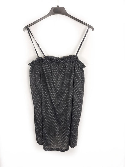H&M. Black strapless dress with diamond print Ts Hibuy market H&M. Black strapless dress with diamond print Ts Hibuy market