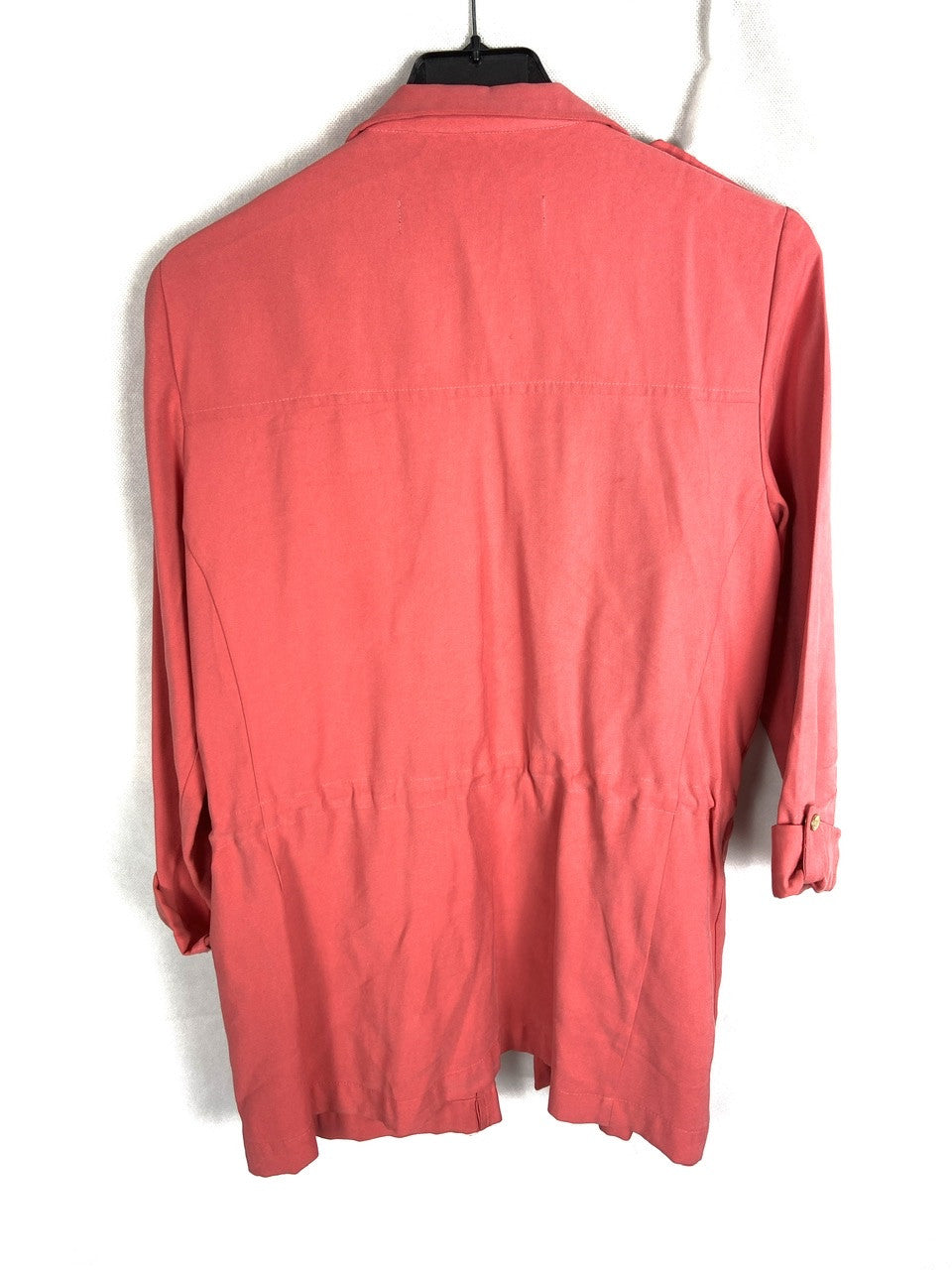 Market. ZARA. Coral zip-up jacket T.xs