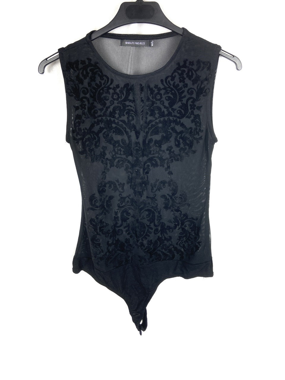 OTRAS.Body estampado terciopelo T.m/l