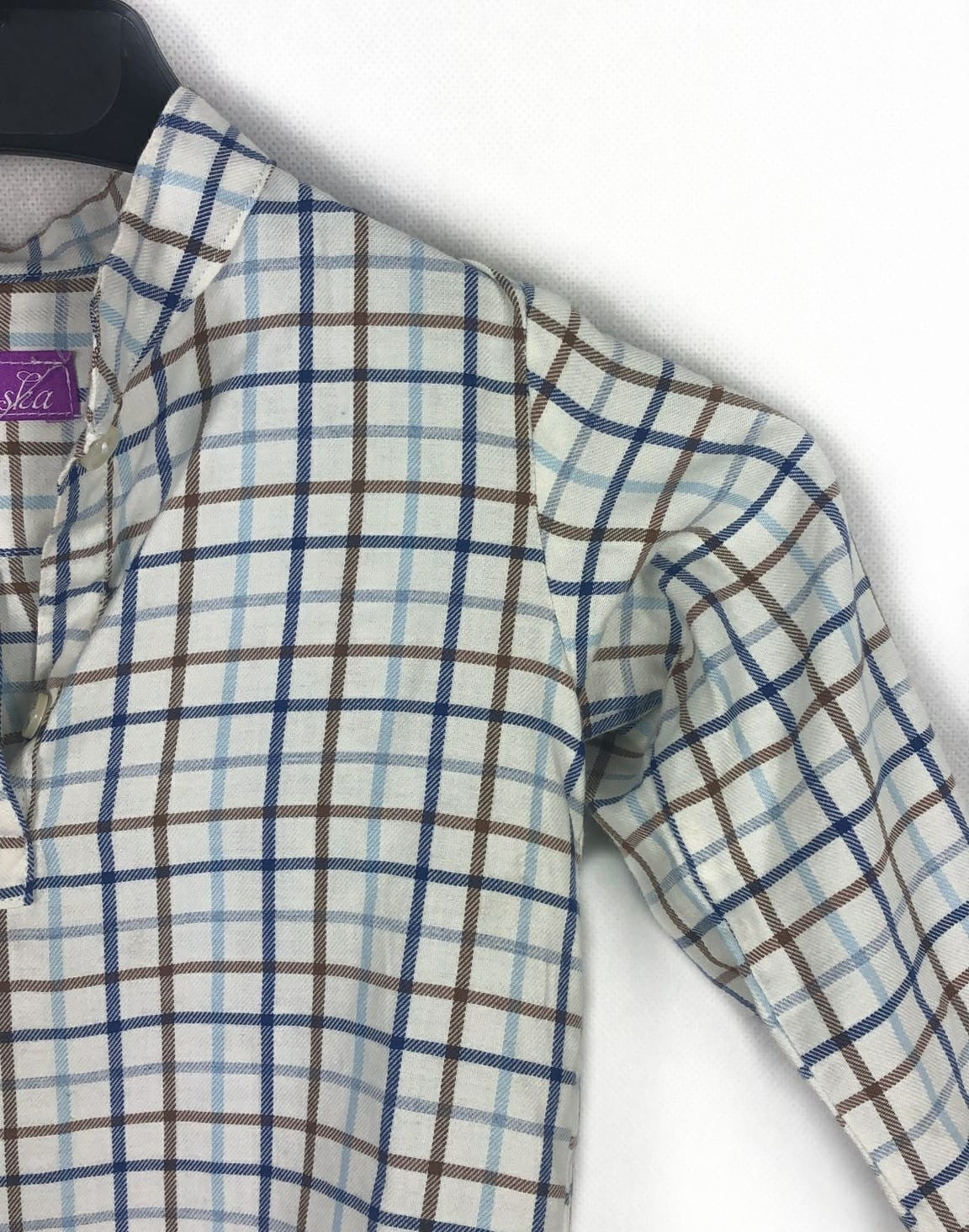 BABUSHA. Camisa cuadros T.1 años