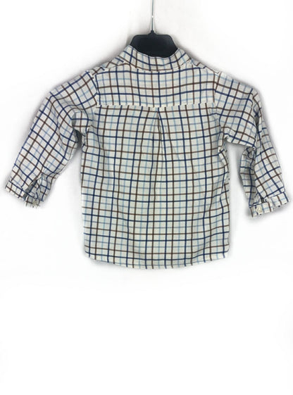 BABUSHA. Camisa cuadros T.1 años