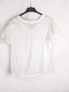 MADE WITH LOVE.Blusa blanca T.M/L