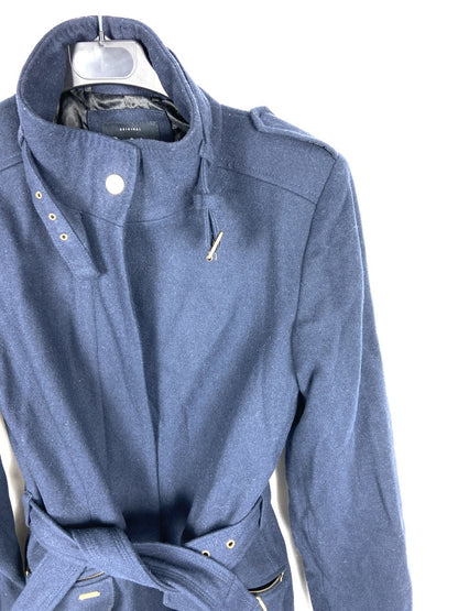 PEPE JEANS.Abrigo azul T.m