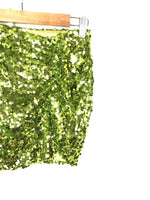 VICOLO.Falda verde lentejuelas T.36