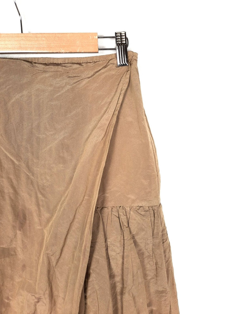 LUISA CERANO.Falda larga marrón T.38
