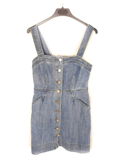 MICHAEL KORS.Buttoned denim dress S.36