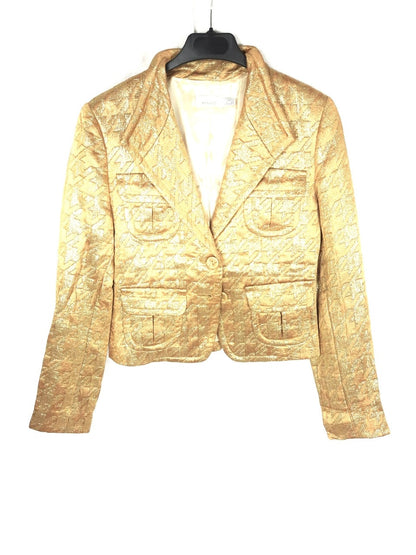 PINKO.Golden jacket S.38