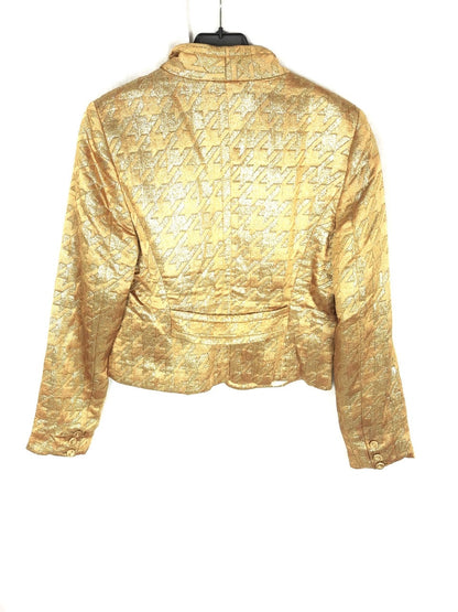 PINKO.Golden jacket S.38