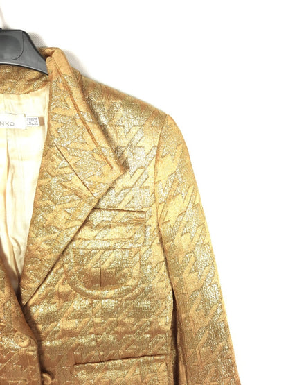 PINKO.Golden jacket S.38