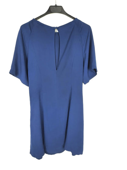 ZARA.Blue dress with seams T.xs