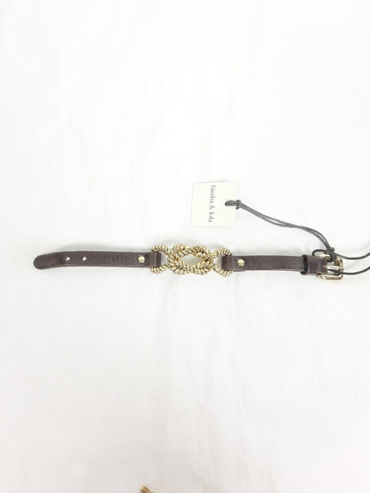 BIMBA Y LOLA. Brown and gold bracelet