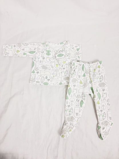 OTHERS. 2-piece cotton set 0-3M