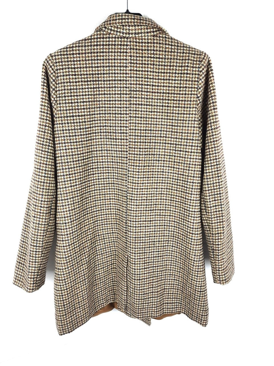 PULL&BEAR.Abrigo pata de gallo T.M