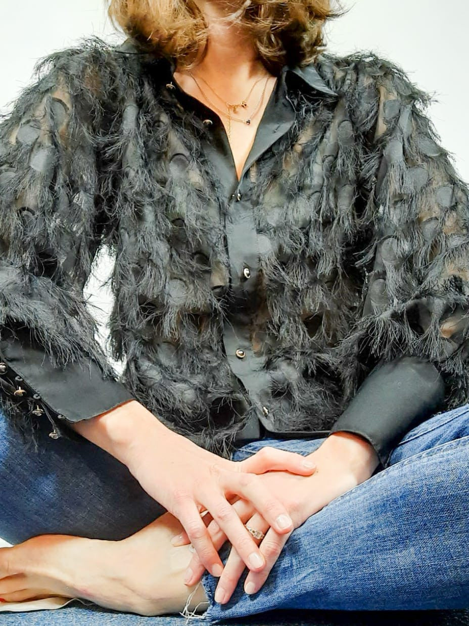 MIOH.Blusa plumeti flectos T.s/m