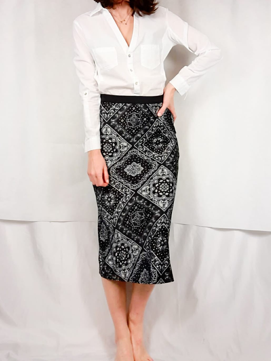 RAILS. Amoebas T.xs midi skirt