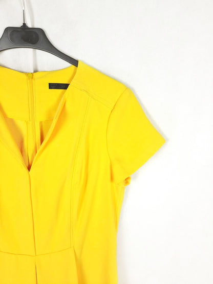 ZARA. Short yellow jumpsuit Ts