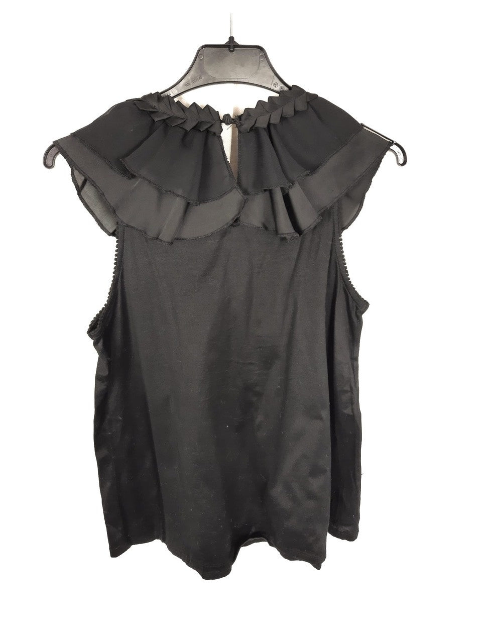 MANGO. Top volantes cuello T.s