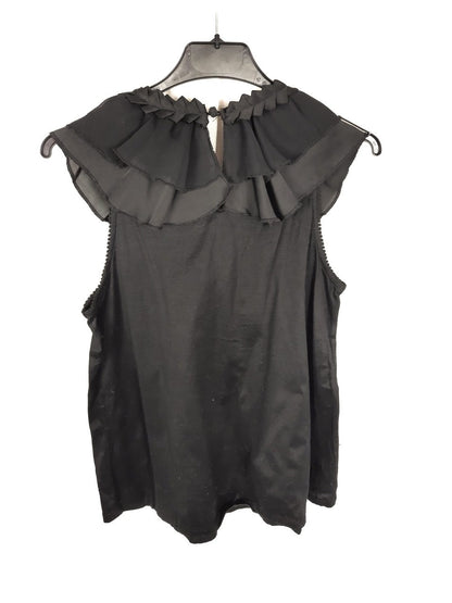 MANGO. Top volantes cuello T.s