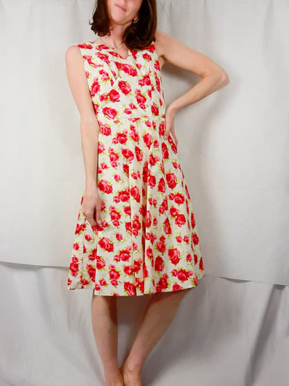 TIKI. Vestido corto estampado T.s