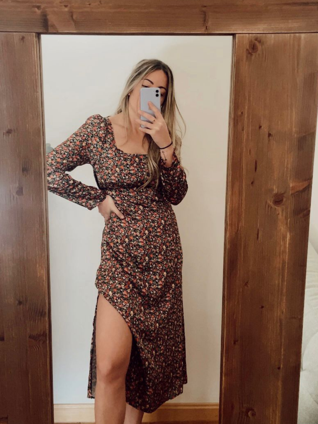 OTRAS.Vestido largo rojo T.m