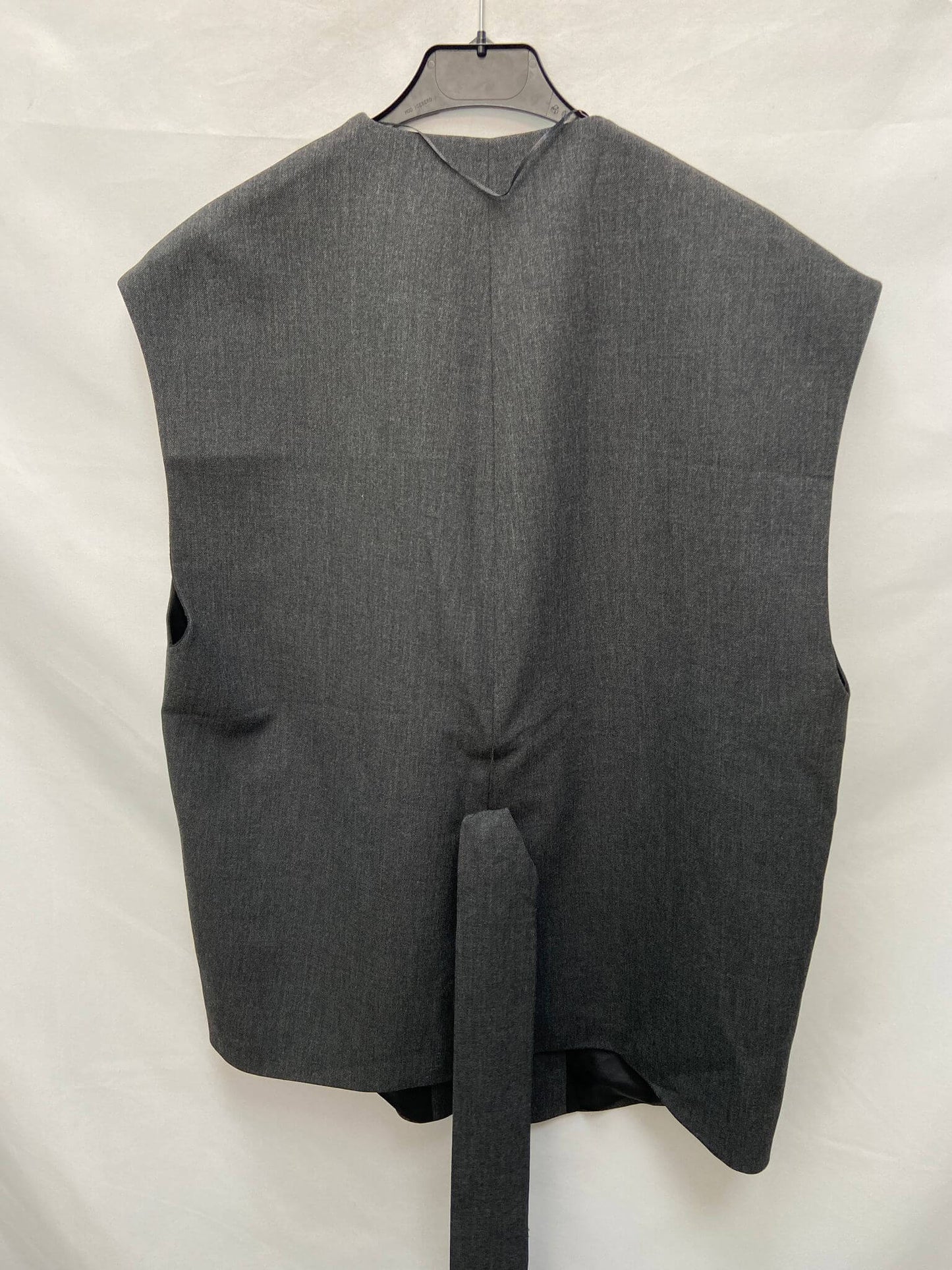ZARA. Oversized gray vest T.xs-s
