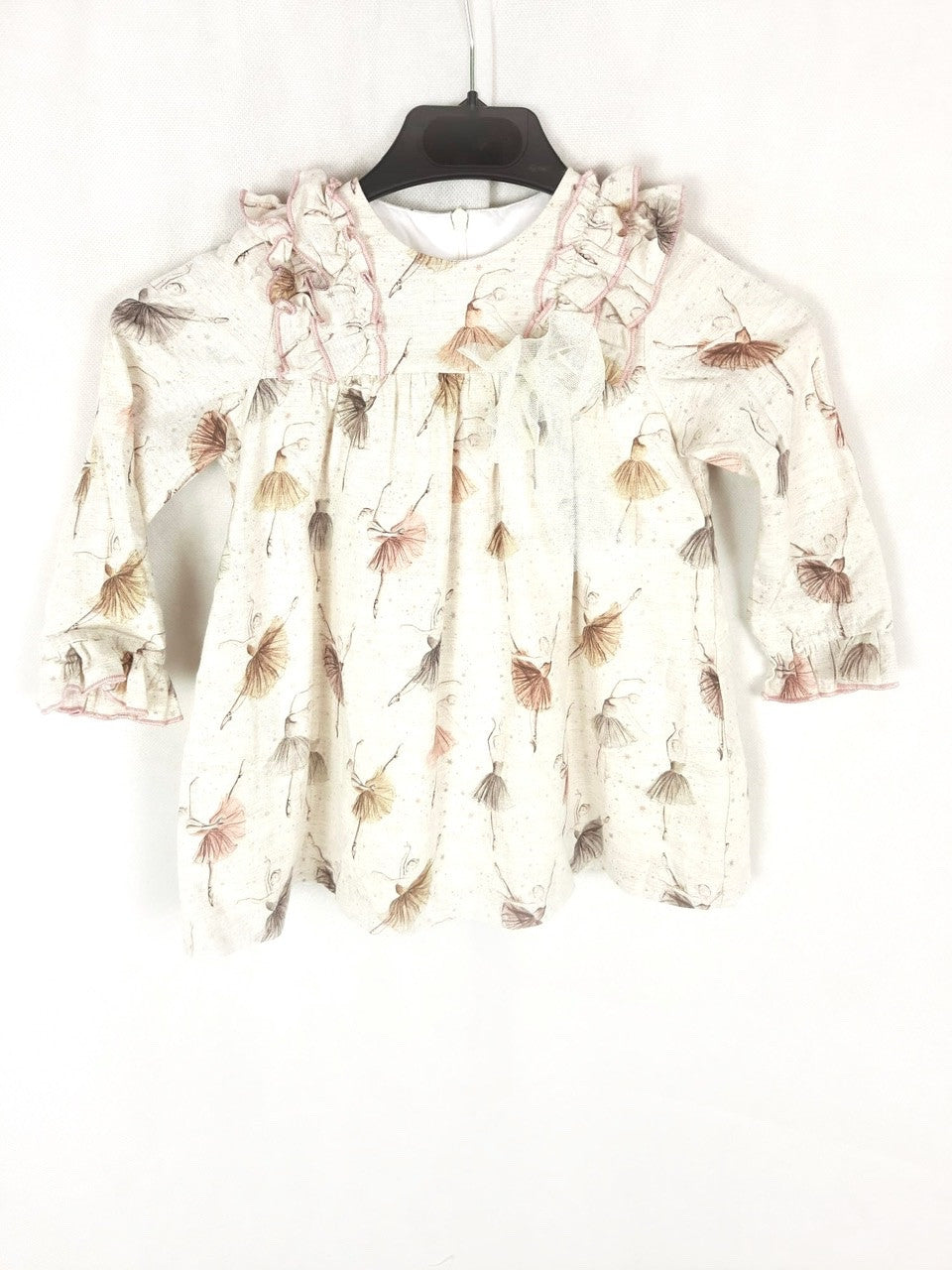 LPP. Beige floral dress, size 3 years