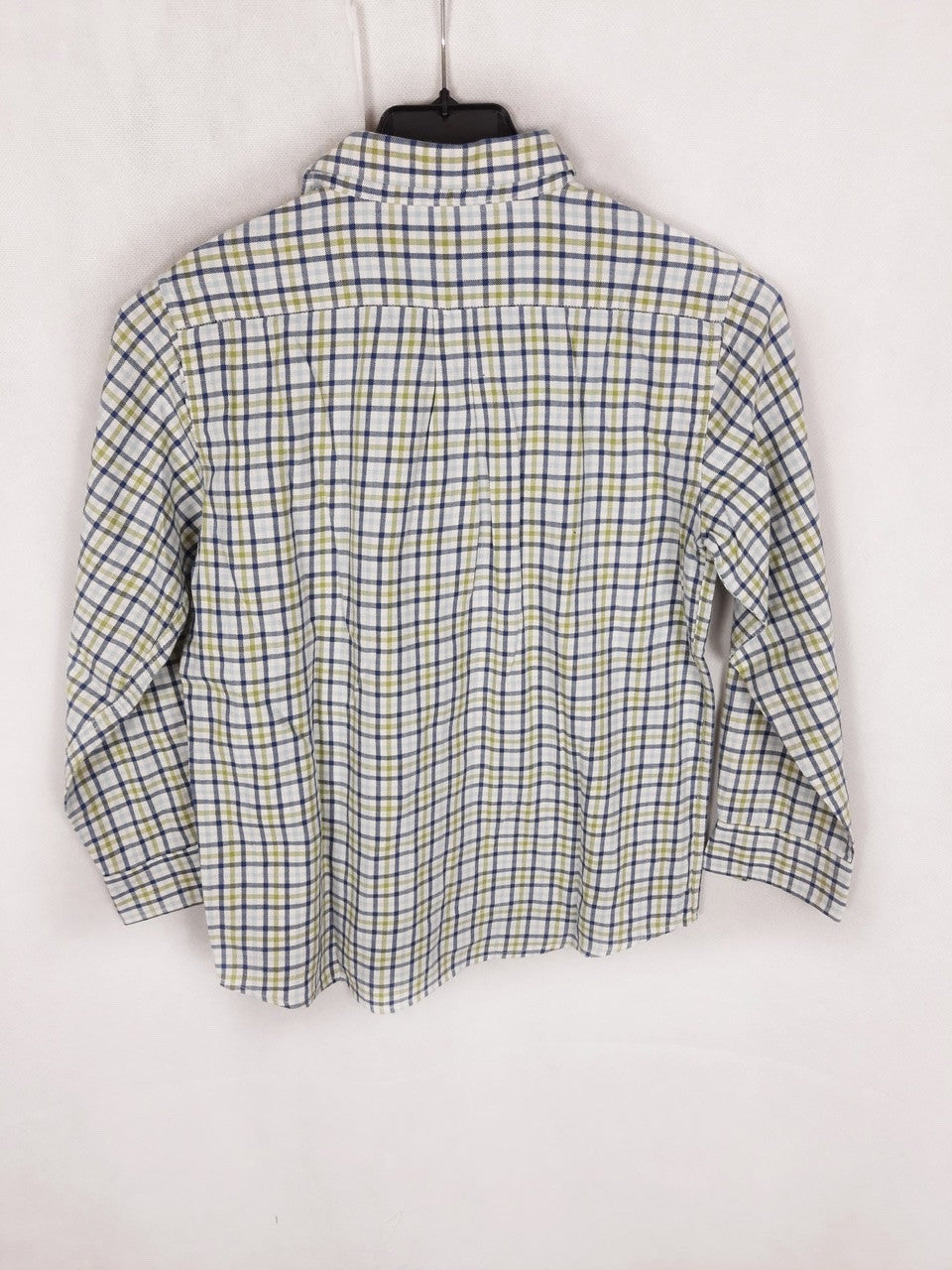 NECK&amp;NECK. Brown and green checked shirt, size 8 years