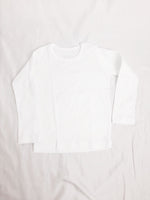 COTTON JUICE. Camiseta manga larga blanca T.2/3 M