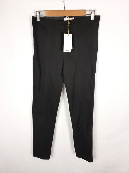 MANGO. pantalon negro elastico T.40