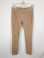 UNIQLO. pantalones micropana beige T.38