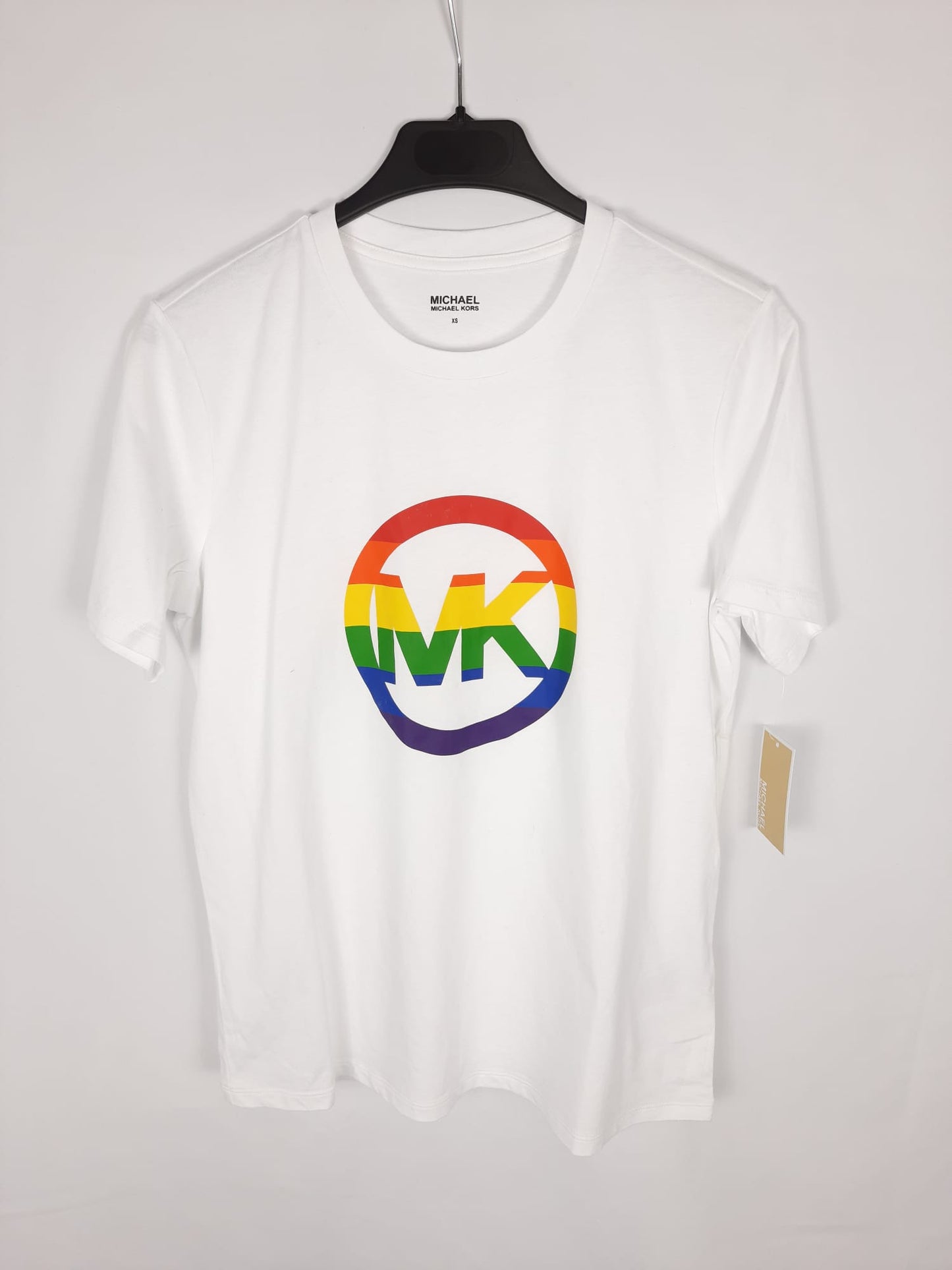 MICHAEL KORS. camiseta manga corta blanca T.xs