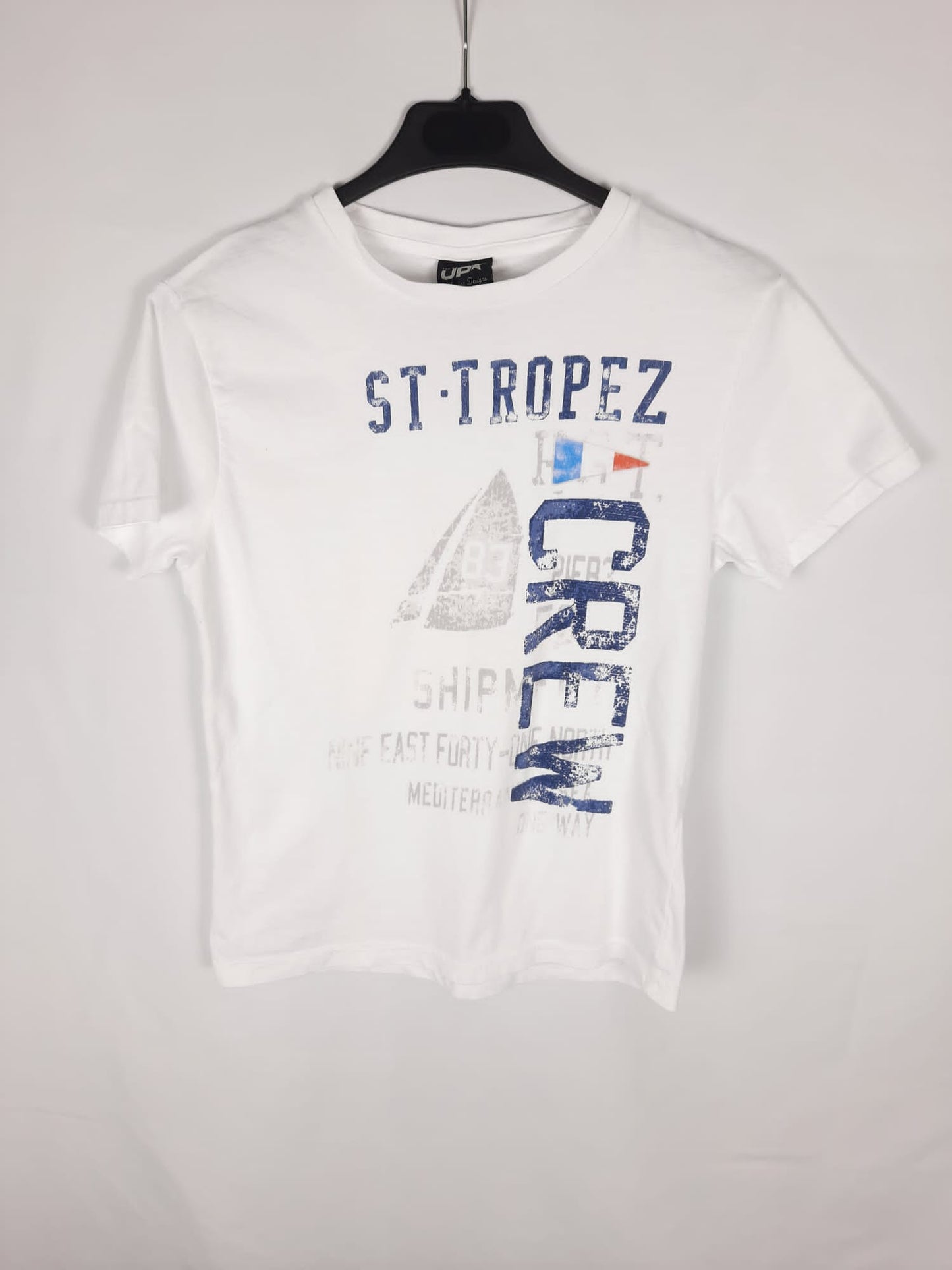 OTHERS. White short-sleeved T-shirt Ts