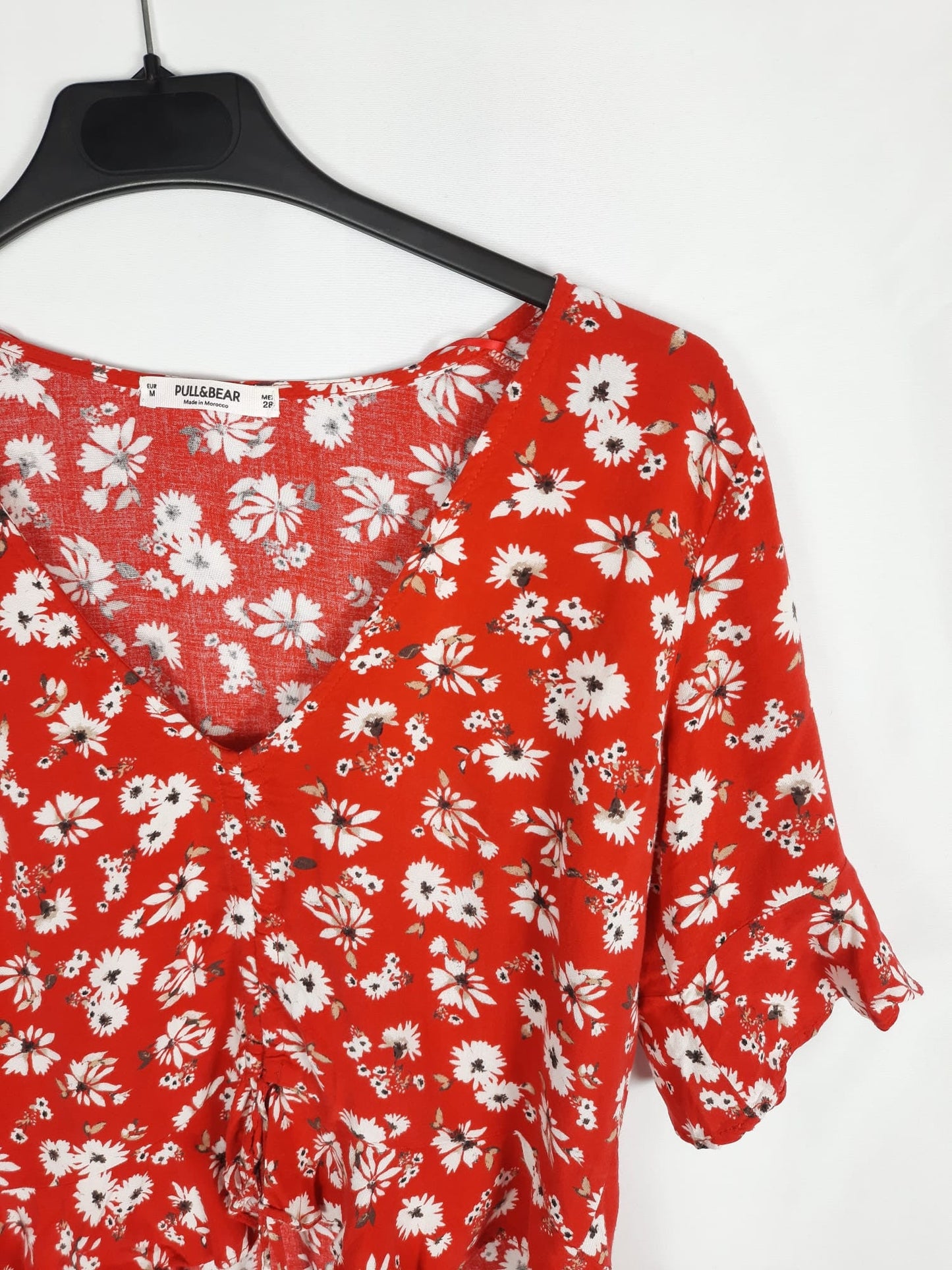 PULL&BEAR.Blusa margaritas T.m