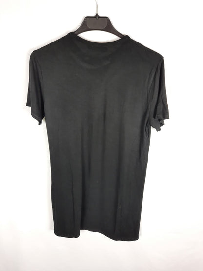 PRETTYLITTLETHING. Black long dress/shirt size 34
