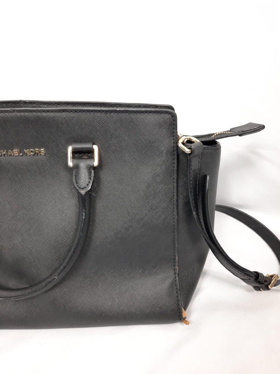MICHAEL KORS. Bolso negro (tara)