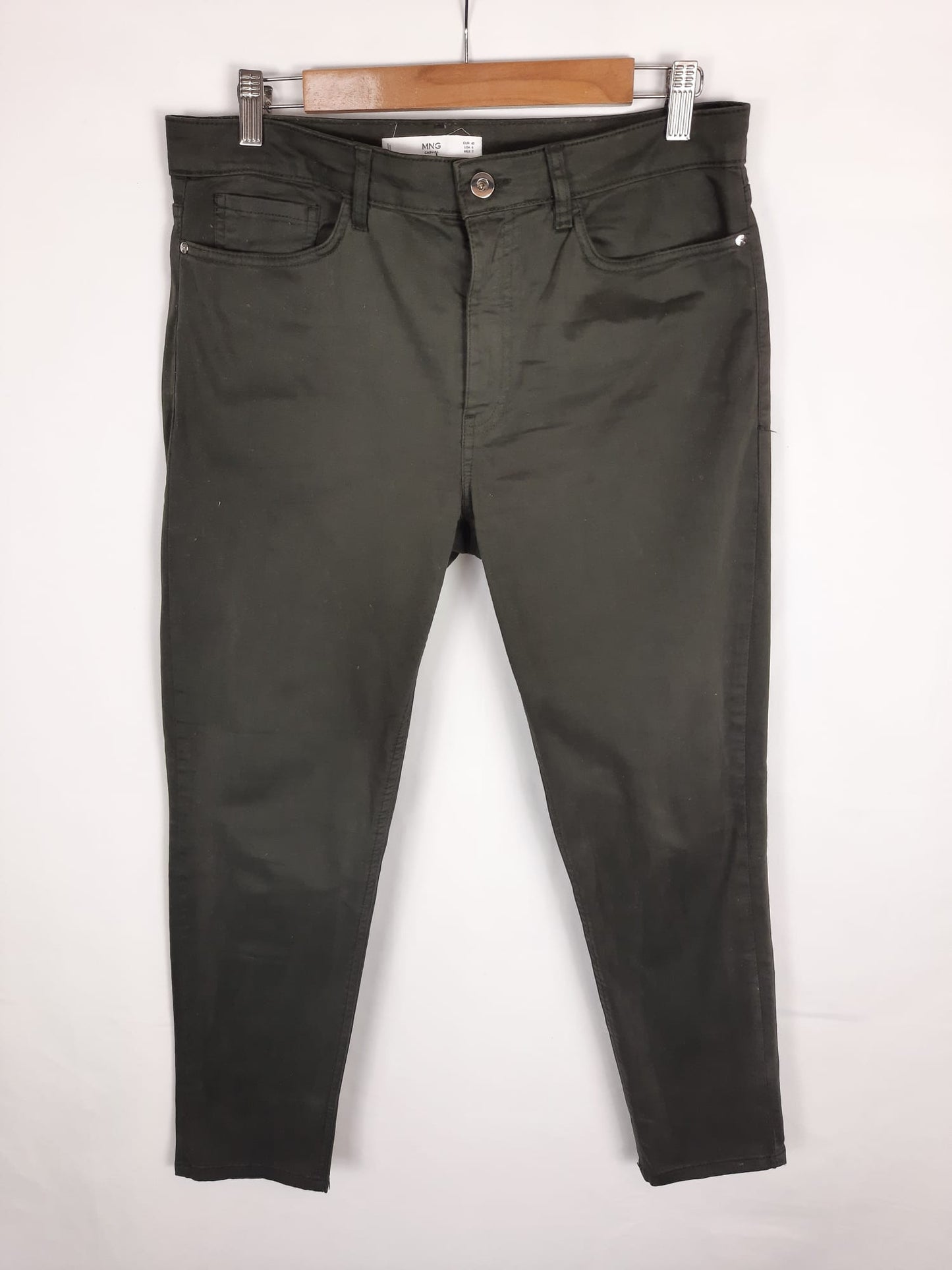 MANGO. Green trousers size 40