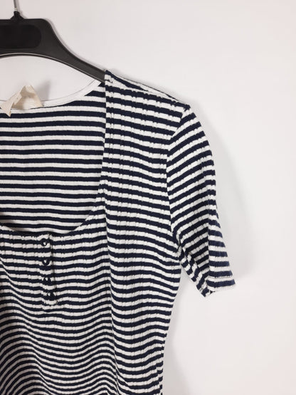 SEZANE. top rayas marineras T.s