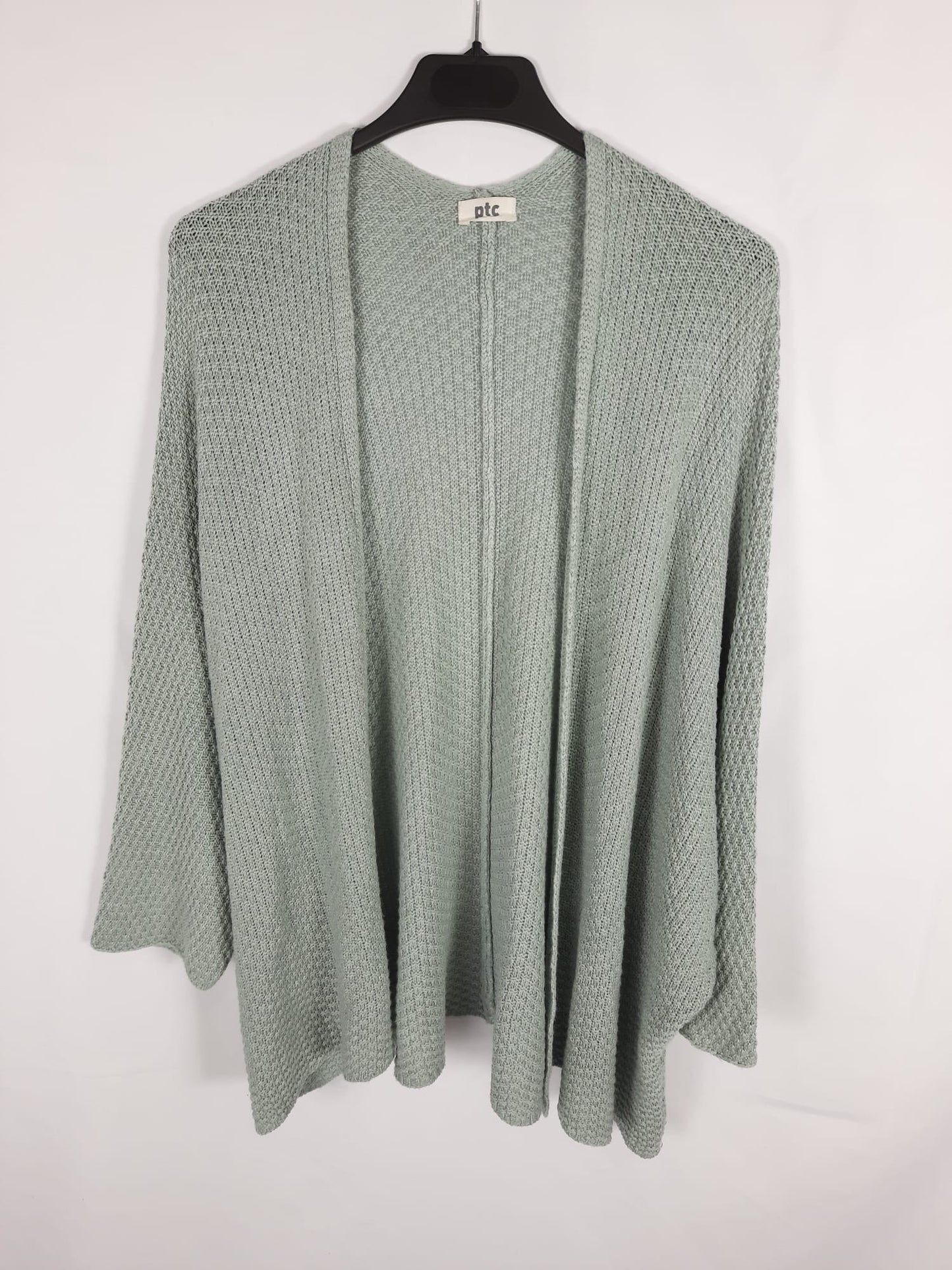 PTC. TU fluid blue knit jacket