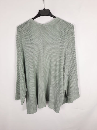 PTC. TU fluid blue knit jacket