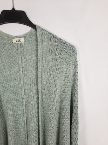 PTC. TU fluid blue knit jacket