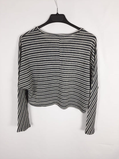 SUBDUED. jersey rayas hilos metalizados T.s